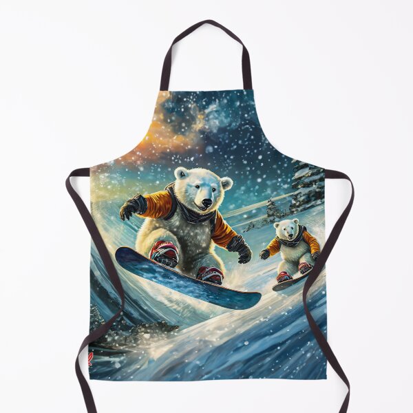 Item preview, Polar Bears On Snowboards Design By Rich AMeN Gill designed and sold by RichAMeNGill.