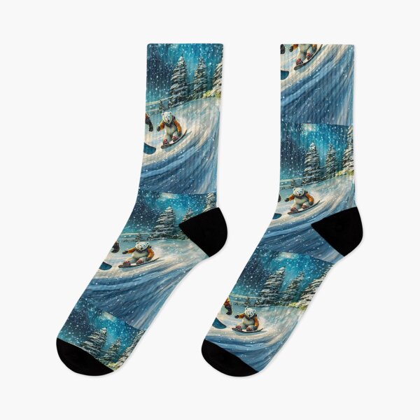 Item preview, Polar Bears On Snowboards Design By Rich AMeN Gill designed and sold by RichAMeNGill.