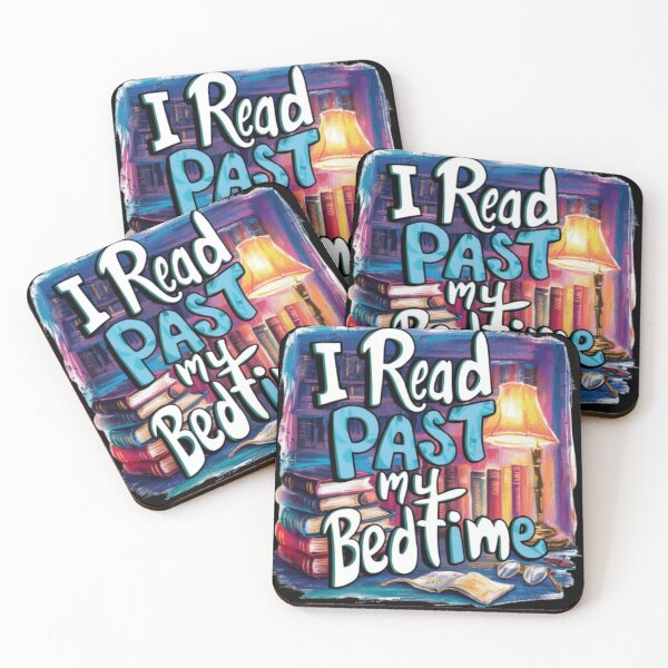Item preview, I Read Past My Bedtime qoute  designed and sold by Obinne.