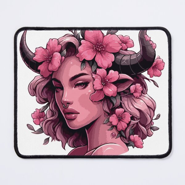 Item preview, Taurus woman flowers designed and sold by TshirtTalkYou.