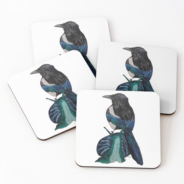Item preview, Magpie & snail designed and sold by mimberart.
