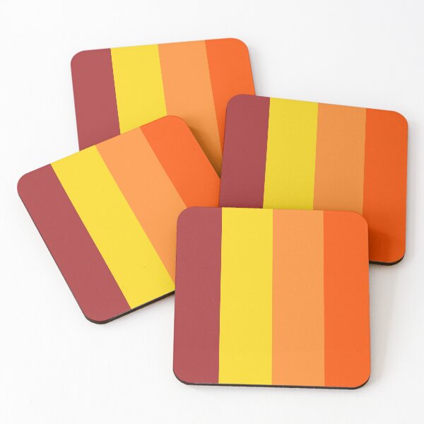 Item preview, Retro vintage color stripes - warm colors designed and sold by TalBright.