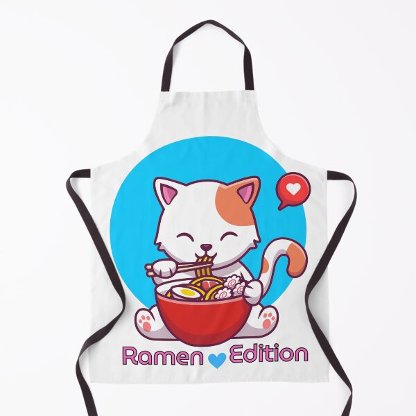 Item preview,  Ramen Edition Tee, Noodle Noshing Kitty, Purr-fection in a Bowl Gift designed and sold by Terry-Salsa.