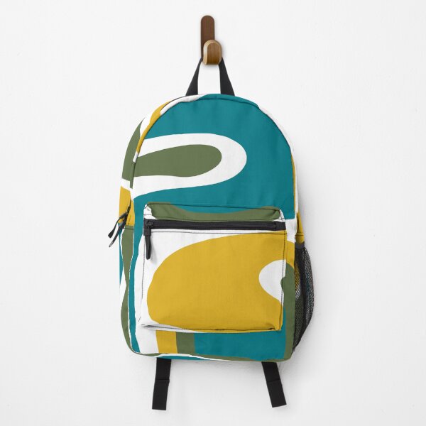 Item preview, Mid Century Modern Copacetic Retro Abstract Mustard Olive Teal designed and sold by kierkegaard.