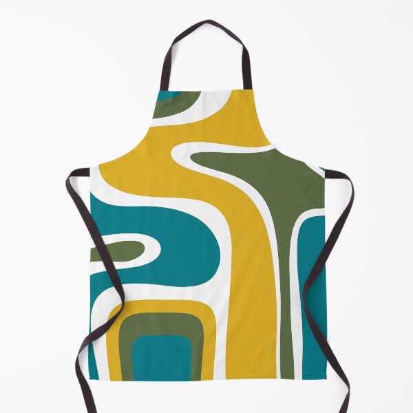 Item preview, Mid Century Modern Copacetic Retro Abstract Mustard Olive Teal designed and sold by kierkegaard.