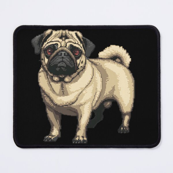 Item preview, Pixel Portrait Pug designed and sold by CUTEDOGGIEZ.