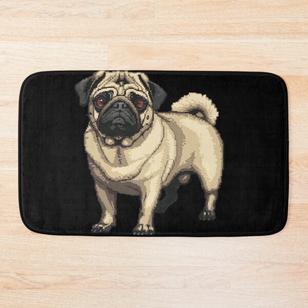 Item preview, Pixel Portrait Pug designed and sold by CUTEDOGGIEZ.