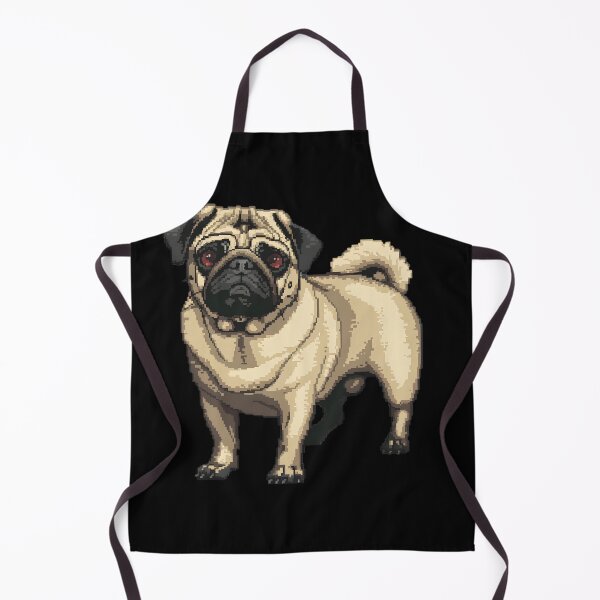 Artikelvorschau, Pixel-portrait Pug entworfen und verkauft von CUTEDOGGIEZ.