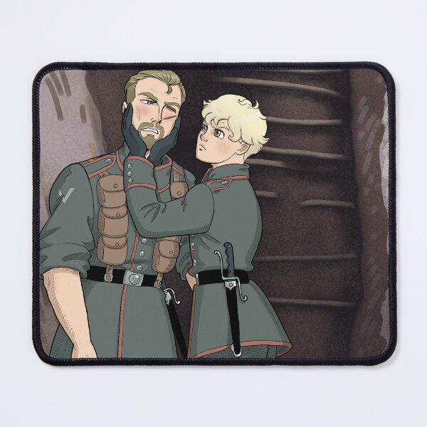 Item preview, Kwalkowski inspecting Lund's face designed and sold by VikkiComics.