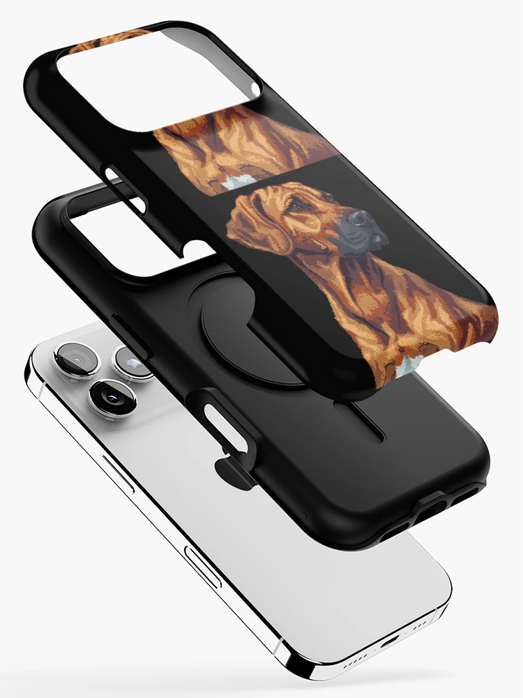 Thumbnail 2 of 4, iPhone Case, 16-bit Rhodesian Ridgeback designed and sold by CUTEDOGGIEZ.