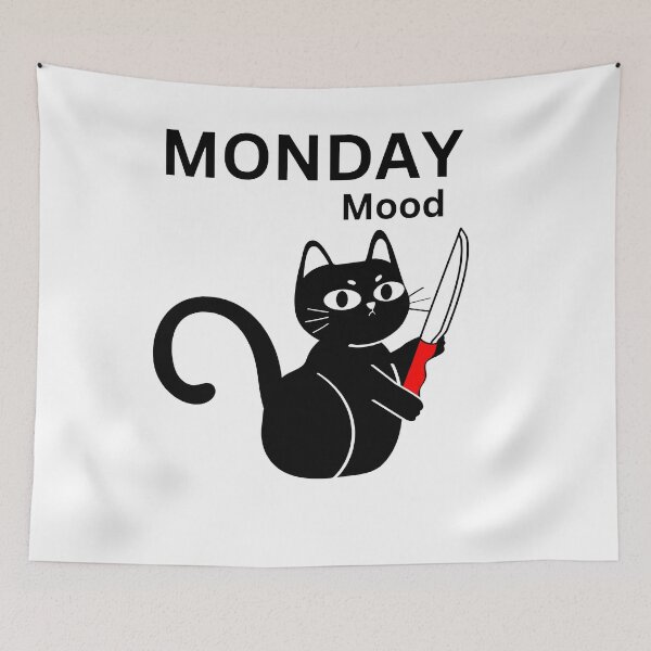 Item preview, Meow-nday Madness Tee, Grumpy Cat , Gift designed and sold by Terry-Salsa.