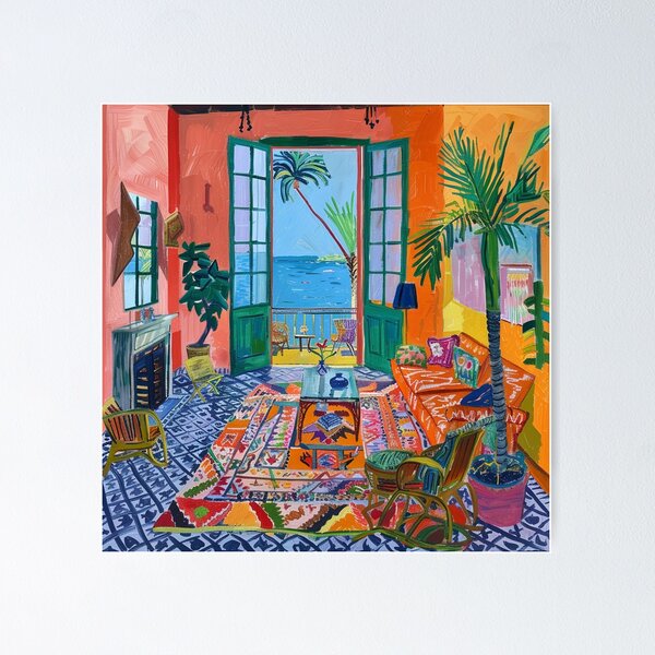 Item preview, modern art, Cozy Interior by the Sea, Henri Matisse designed and sold by NathalieTecher.