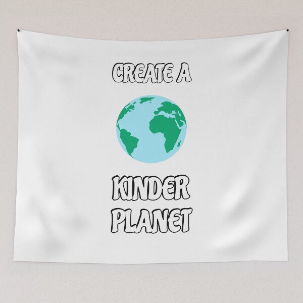 Item preview, Create A Kinder Planet Globe Earth Day designed and sold by Inspirationmotivation.