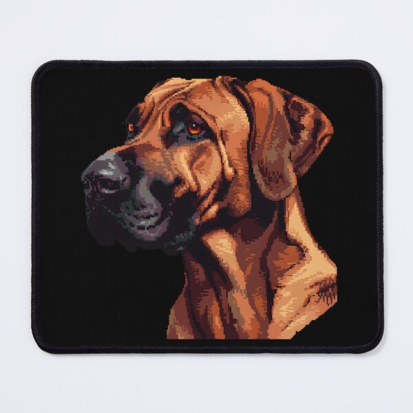 Item preview, 16-bit Pixel Art Rhodesian Ridgeback designed and sold by CUTEDOGGIEZ.
