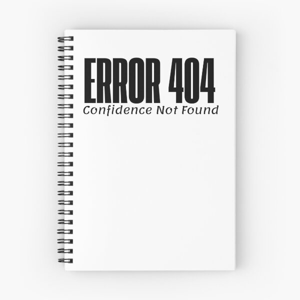 Item preview, ERROR 404:Confidence Not Found  designed and sold by ladylalitafanta.