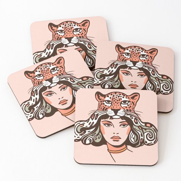 Item preview, leopard woman :Feline Headdress designed and sold by Hirazubair.