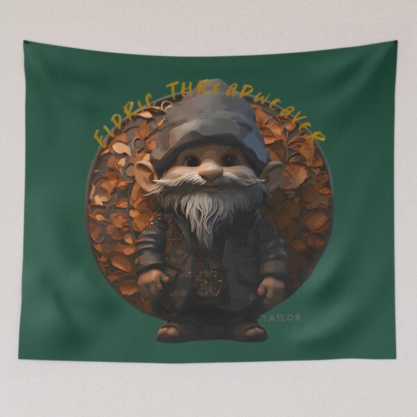 Item preview, Chic Stitches: Tailor Gnome's Fashionable Customized Creations designed and sold by TanTorD.