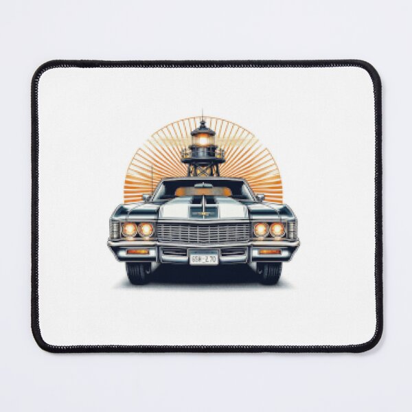 Item preview, 70s Chevrolet Impala Pixelart designed and sold by VintageCarsShop.