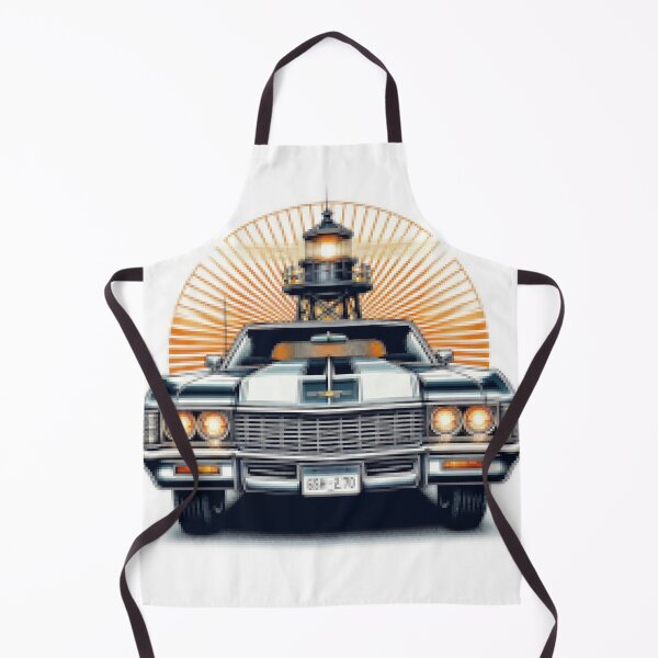 Item preview, 70s Chevrolet Impala Pixelart designed and sold by VintageCarsShop.