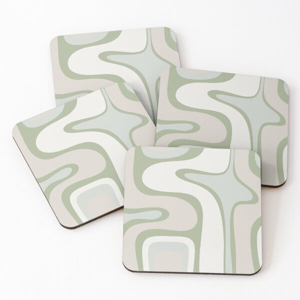 Item preview, Mid Century Modern Sage Green Copacetic Retro Abstract designed and sold by kierkegaard.