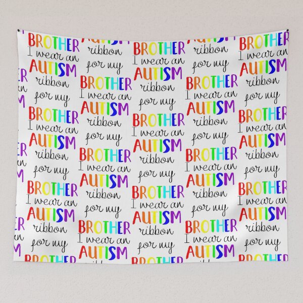 Item preview, I Wear An Autism Ribbon For My Brother designed and sold by TeeHunter.