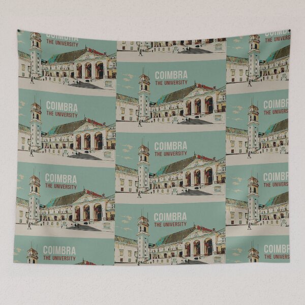 Item preview, illustration of the former University of Coimbra designed and sold by Lemomo-artworks.