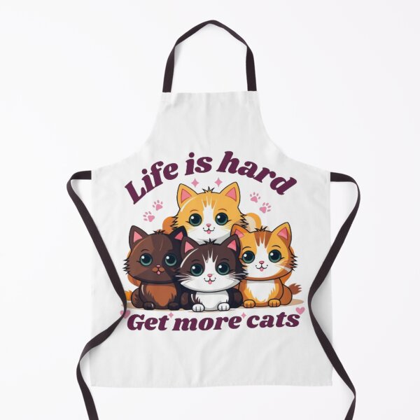 Item preview, Life is Hard Get More Cats designed and sold by printmala.
