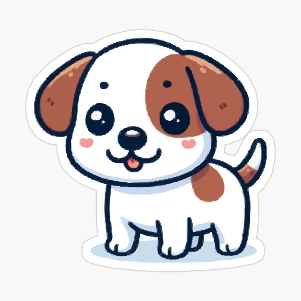 Dog drawing/ Dog cartoon Poster