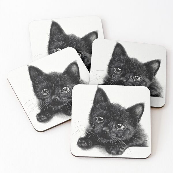 Item preview, Cute bombay cat pencil drawing designed and sold by CatsAndDogs-TF.