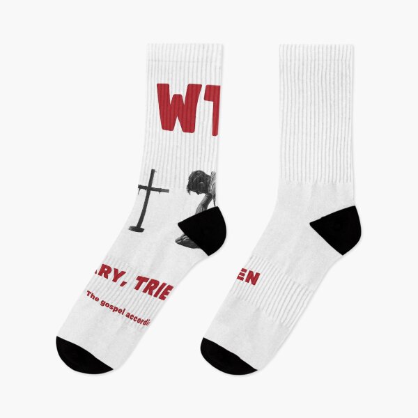 Item preview, WTF - "WEARY, TRIED, FORGIVEN" - The gospel according to every believer. designed and sold by christiantkd.