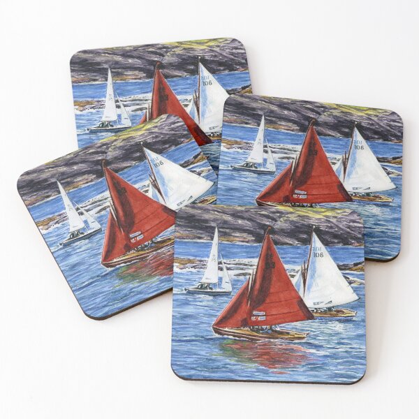 Item preview, Sailing at Trearddur Bay designed and sold by LymphomaLass.