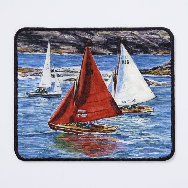 Item preview, Sailing at Trearddur Bay designed and sold by LymphomaLass.