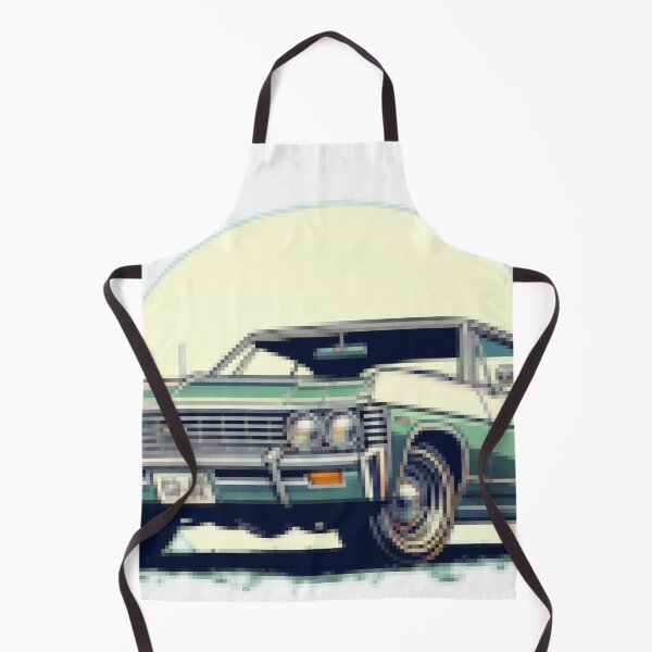 Item preview, Pixelart Chevy Impala de los años 60 designed and sold by VintageCarsShop.
