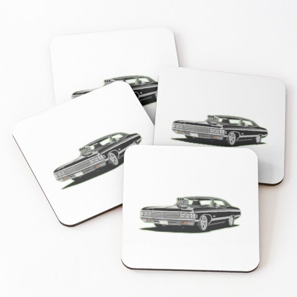 Artikelvorschau, Chevy Impala mit Turbo Pixelart entworfen und verkauft von VintageCarsShop.