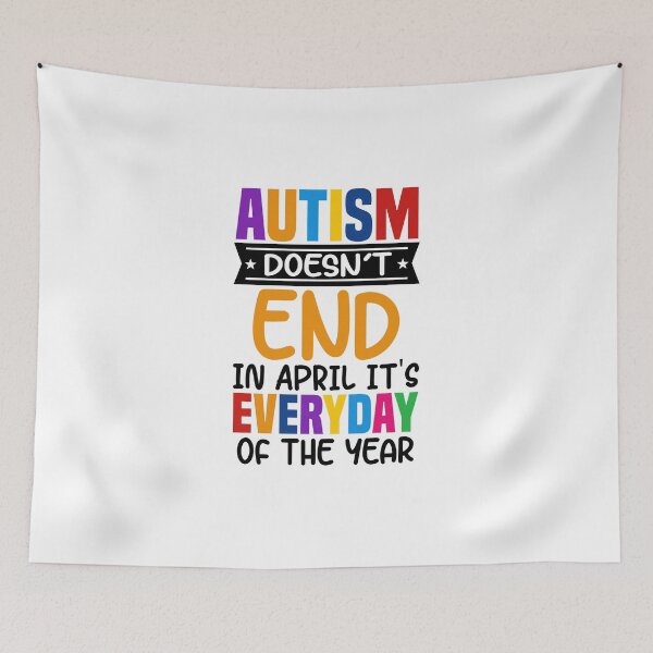 Item preview, Autism awareness does not end in April designed and sold by Marc Molenaar.