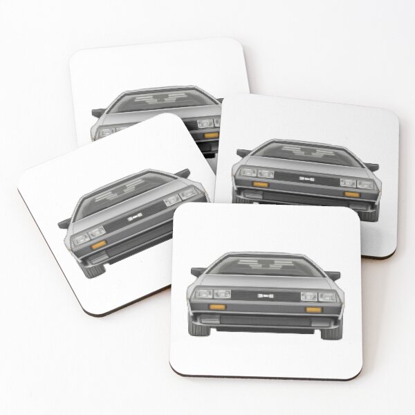Item preview, 1981 DMC Delorean Pixelart designed and sold by VintageCarsShop.