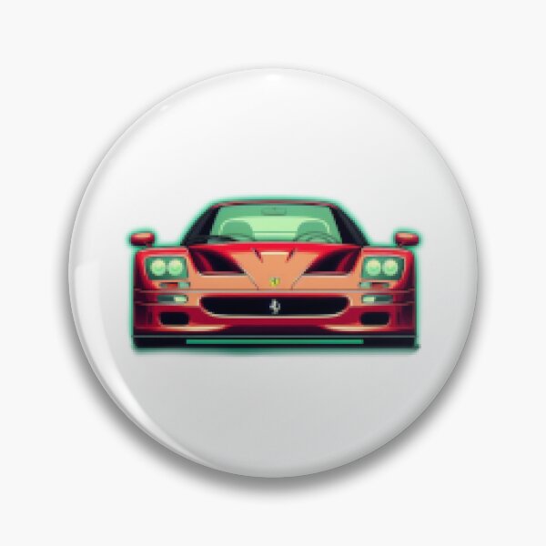 Item preview, Ferrari F50 Pixelart designed and sold by VintageCarsShop.