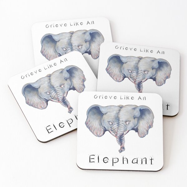 Item preview, Grieve Like An Elephant designed and sold by InkofStars.