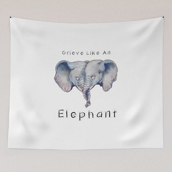 Item preview, Grieve Like An Elephant designed and sold by InkofStars.
