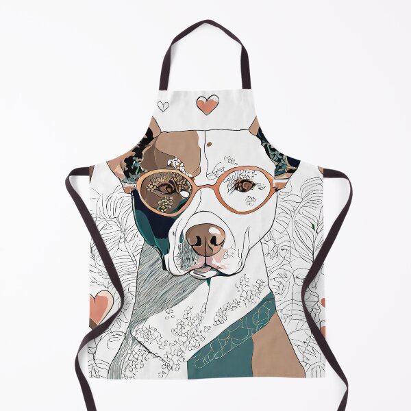 Item preview, Stylish Dog with Circular Glasses designed and sold by StellarValor.
