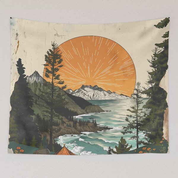 Item preview, Radiant Sun Poster designed and sold by WarpWeft.