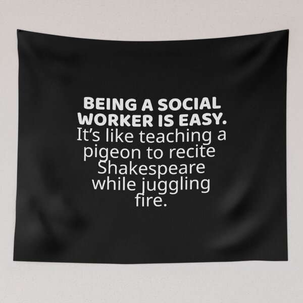 Item preview, Being A Social Worker Is Easy funny sarcastic Social Worker designed and sold by wittyprinttop.