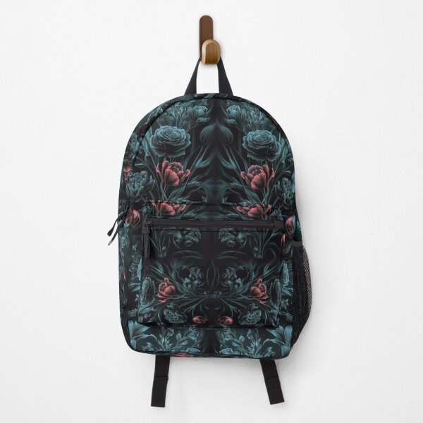 Item preview, Mysterious Garden Dark flower pattern, nature, pastel, floral, red, spring, pastel designed and sold by SSINAMOON.