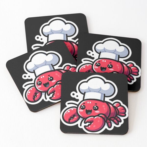 Item preview, Happy Kawaii Lobster Chef designed and sold by BeardedTree.