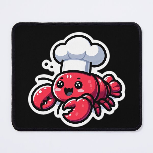 Item preview, Happy Kawaii Lobster Chef designed and sold by BeardedTree.