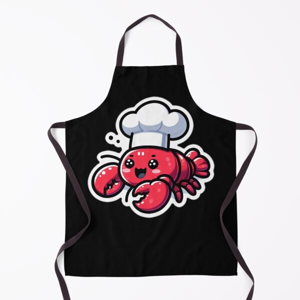 Item preview, Happy Kawaii Lobster Chef designed and sold by BeardedTree.