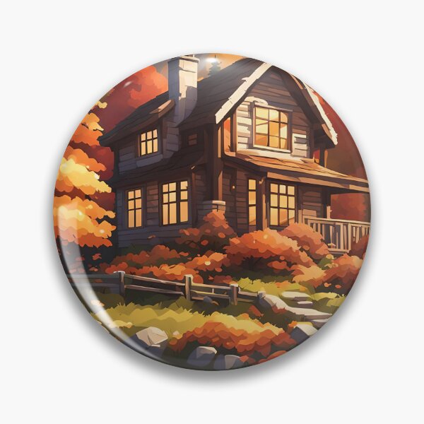 Item preview, Funky Fall Cabin designed and sold by VeiledVision.