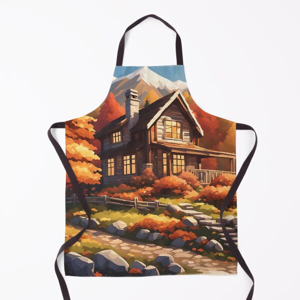 Item preview, Funky Fall Cabin designed and sold by VeiledVision.