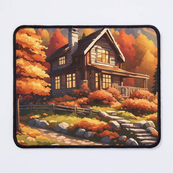 Item preview, Funky Fall Cabin designed and sold by VeiledVision.