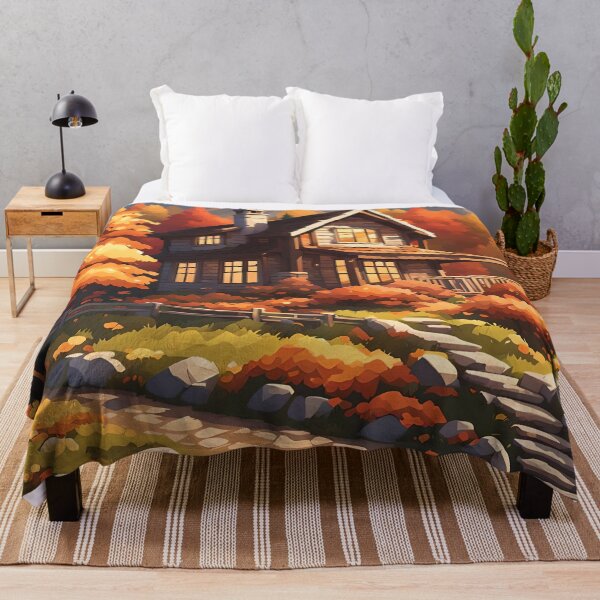 Item preview, Funky Fall Cabin designed and sold by VeiledVision.